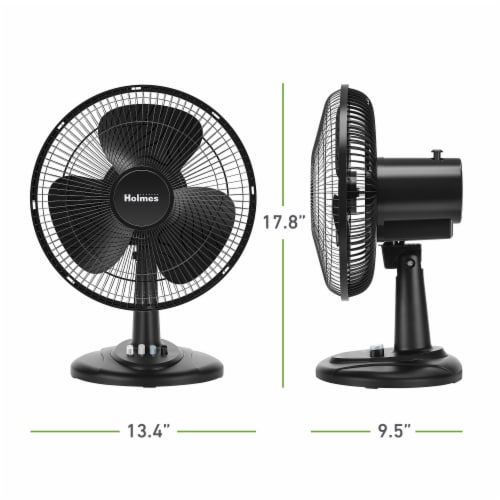 Holmes® 12-Inch Oscillating Table Fan Perspective: right