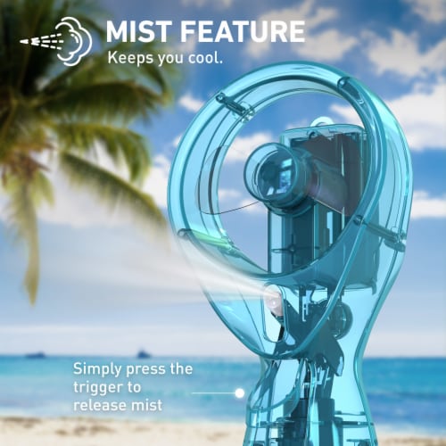 Holmes CoolBreeze Handheld Misting Fan Perspective: right
