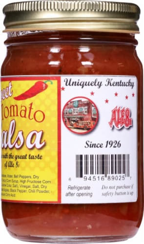 Ale-8-One Sweet Tomato Salsa Perspective: right