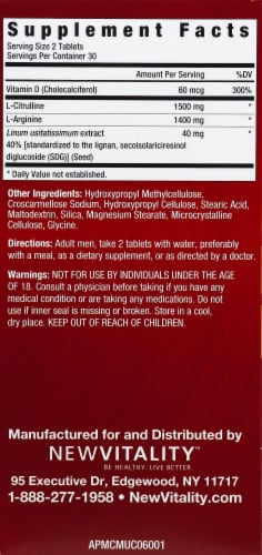 New Vitality Ageless Male® Performance Tablets Perspective: right
