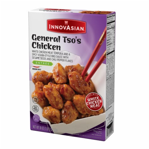 InnovAsian General Tso's Chicken Meal, Frozen Perspective: right