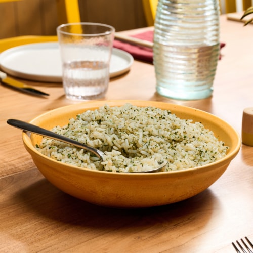 Del Corazón Zesty Cilantro Lime Rice, Frozen Perspective: right
