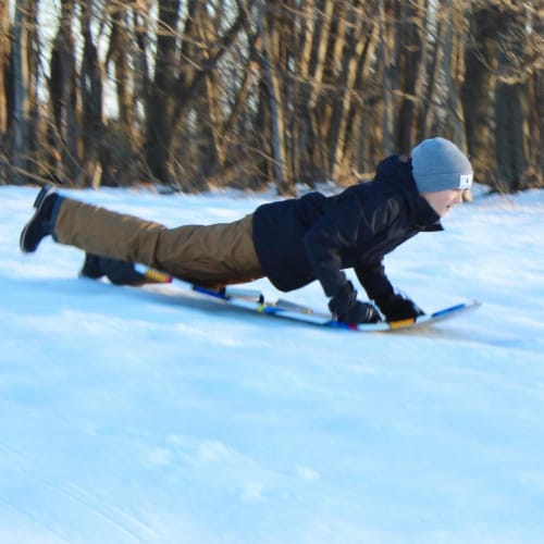 Flexible Flyer Snow Screamer 47 Inch 2 Person Foam Snow Sled for Kids and Adults Perspective: right