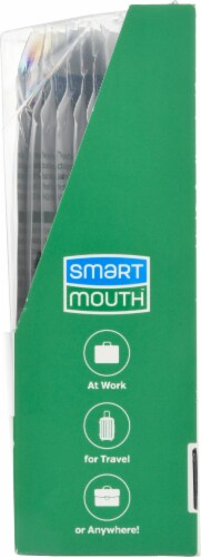 SmartMouth™ Dual Solution Fresh Mint Breath Rinse Travel Packets Perspective: right