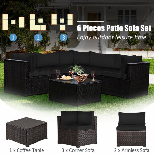 Costway outlet patio sectional