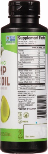 Manitoba Harvest Organic Hemp Seed Oil Perspective: right