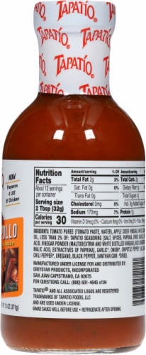 Tapatio® Tinga De Pollo Chipotle Adobo Cooking Sauce Perspective: right
