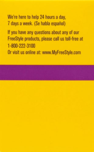 FreeStyle Insulinx Strips Perspective: right