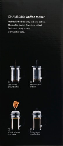 Bodum® Chambord French Coffee Press - Chrome Perspective: right