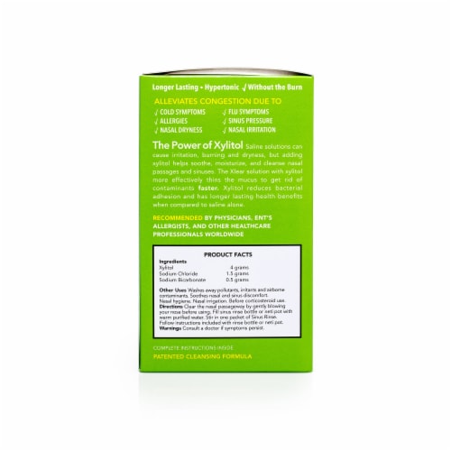 Spry Natural Sinus Rinse Packets Perspective: right
