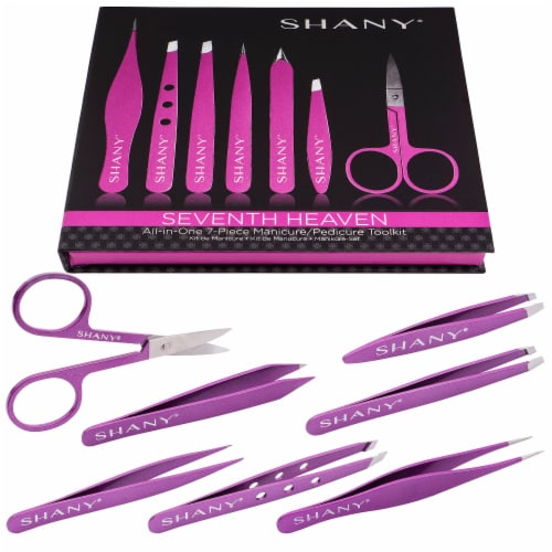 SHANY Seventh Heaven Mani/Pedi Tweezer Set Perspective: right