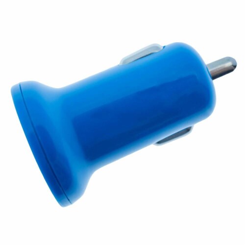 CELLCandy Dual USB Car Charger - Tropical Blue Perspective: right