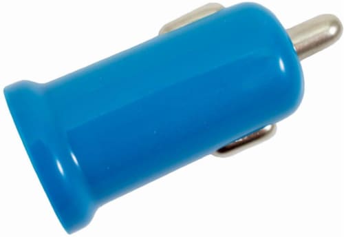 CELLCandy Low-Profile USB Car Charger - Tropical Blue Perspective: right
