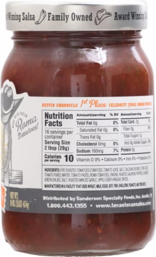 Texas-Texas™ Roasted Addiction Medium Salsa Perspective: right