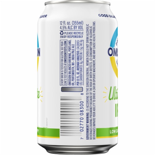 Omission Brewing Co. Gluten Free IPA Perspective: right