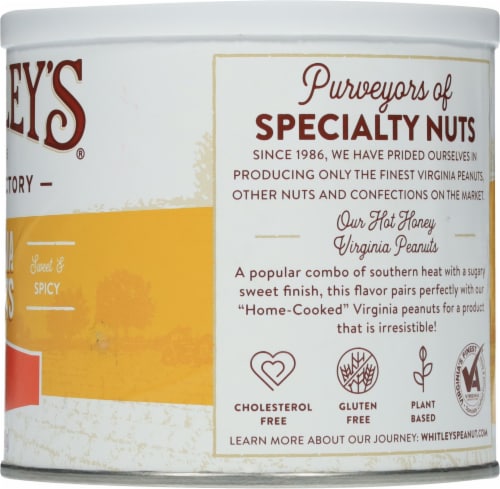 Whitley's® Peanut Factory Hot Honey Virginia Peanuts Perspective: right