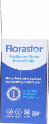 Florastor® Daily Probiotic Supplement Capsules 250mg Perspective: right