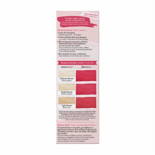 Tints of Nature Bold Colours Fuchsia Semi-Permanent Hair Color Perspective: right