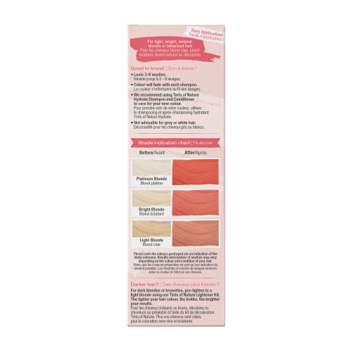 Tints of Nature Bold Colours Rose Gold Semi-Permanent Hair Color Perspective: right