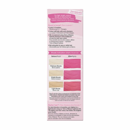 Tints of Nature Bold Colours Pink Semi-Permanent Hair Color Perspective: right