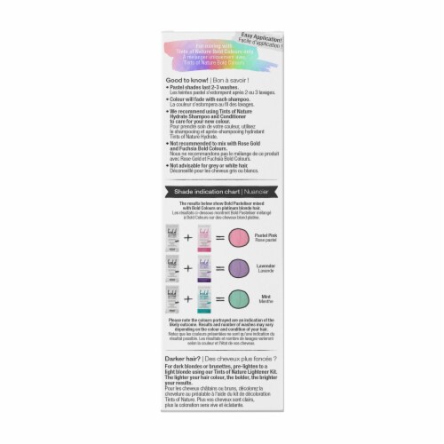 Tints of Nature Bold Colours Pasteliser Semi-Permanent Hair Color Perspective: right