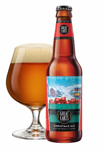 Great Lakes Christmas Ale Perspective: right