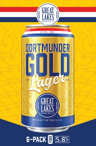 Great Lakes Dortmunder Gold Lager Perspective: right