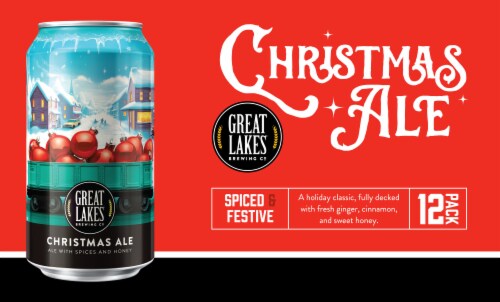 Great Lakes Christmas Ale Craft Beer Perspective: right