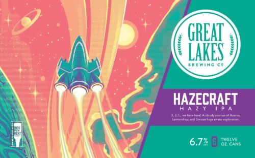 Great Lakes Hazecraft Hazy IPA Perspective: right