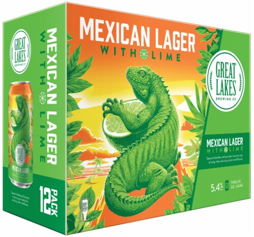 Great Lakes Mexican Lager with Lime Perspective: right