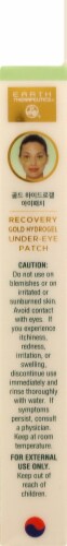 Earth Therapeutic Recovery Gold Hydrogel Undereye Patch Perspective: right