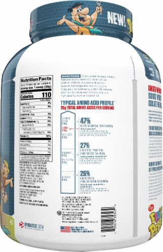 Dymatize Fruity Pebbles ISO 100 Supplement Perspective: right