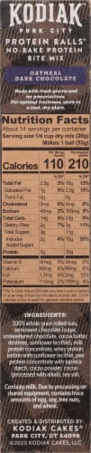 Kodiak Cakes® Dark Chocolate Protein Balls™ Mix Perspective: right