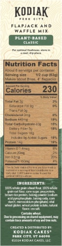 Kodiak Cakes® Plant-Based Classic Protein Flapjack & Waffle Mix Perspective: right