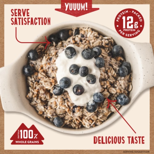 Kodiak® Blueberry & Cream Protein Instant Oatmeal Perspective: right