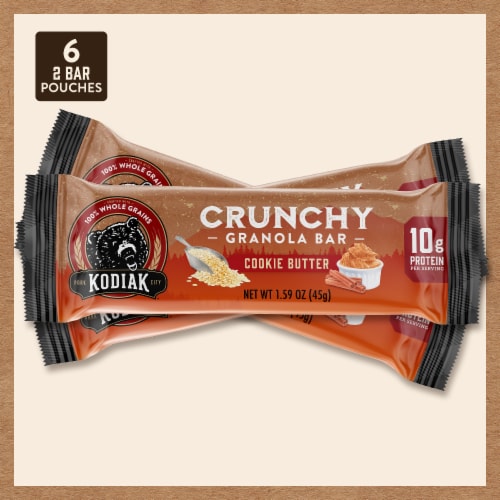 Kodiak® Cookie Butter Crunchy Protein Granola Bars Perspective: right