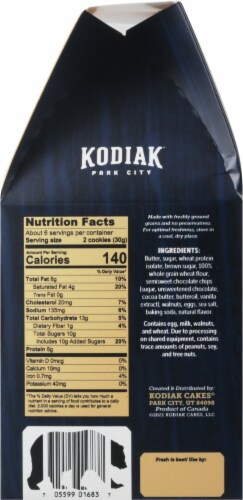 Kodiak® Cakes Thin and Crispy Chocolate Chip Walnut Cookies Perspective: right
