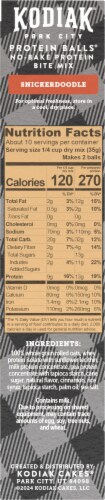 Kodiak Snickerdoodle Protein Balls Perspective: right