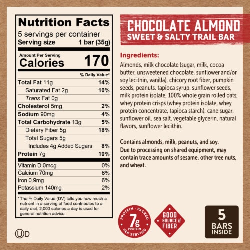 Kodiak® Protein-Packed Chocolate Almond Trail Bars Perspective: right