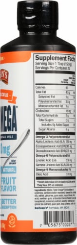 Barlean's Total Omega® Orange Cream Fish Oil Perspective: right