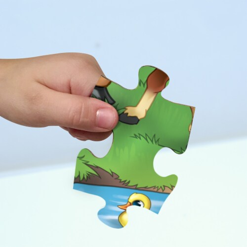 Educational Solar System 60 Piece Glow In The Dark Jigsaw Puzzle Perspective: right
