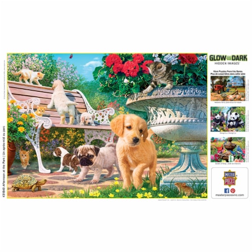 MasterPieces® Glow in the Dark Hidden Images™ Afternoon at the Park Jigsaw Puzzle Perspective: right