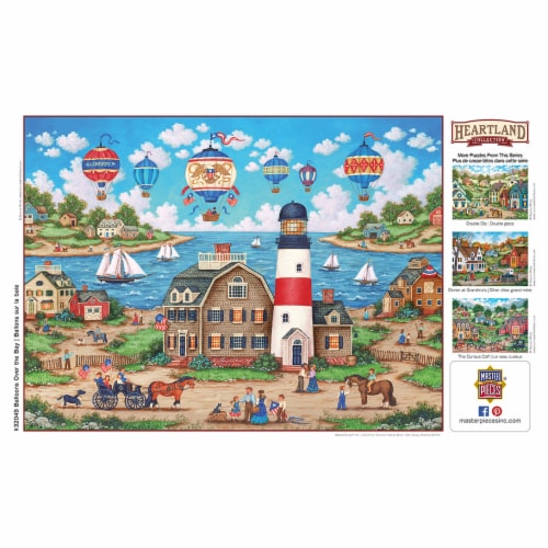MasterPieces® Heartland™ Collection Balloons Over the Bay Puzzle Perspective: right