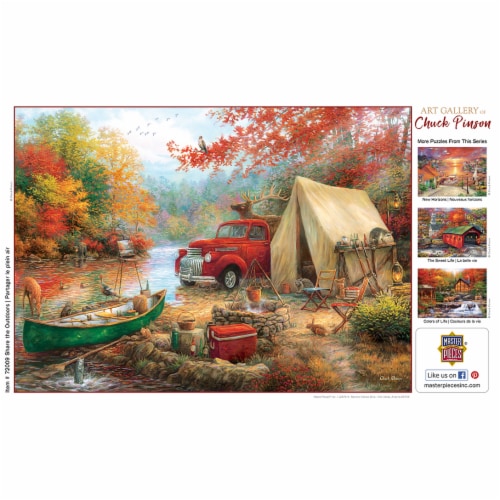 MasterPieces® Art Gallery of Chuck Pinson Share the Outdoors Linen Jigsaw Puzzle Perspective: right