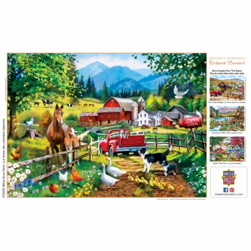 Masterpieces® Art Gallery of Richard Macneil White Dove Farm Puzzle Perspective: right