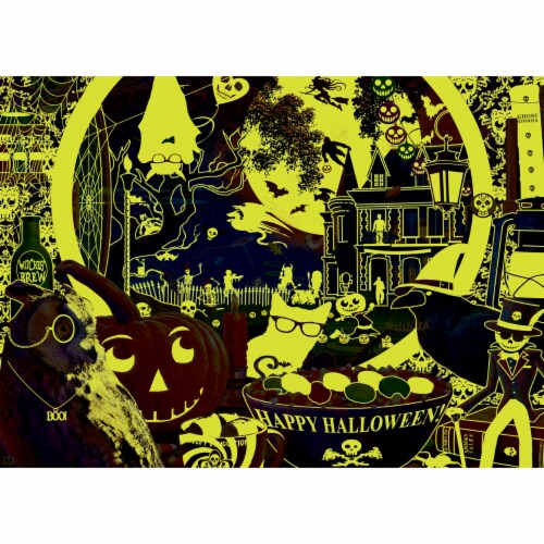 Masterpieces Glow In The Dark - A Scary Night Outside 1000 Piece Jigsaw Puzzle, 1 unit - Kroger
