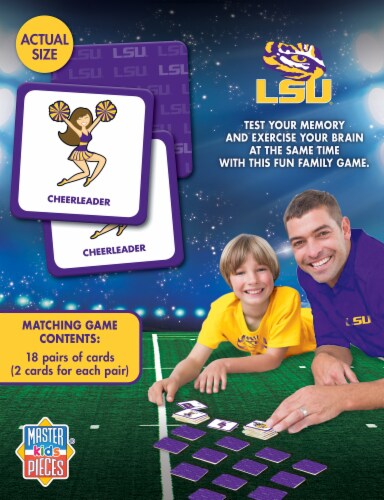 Classic Impressions LSU® Matching Game Perspective: right