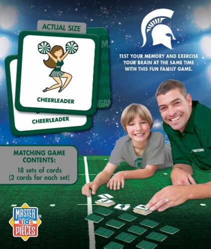 MasterPieces® NCAA Michigan State® Matching Game Perspective: right