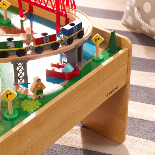 Kidkraft grand central shop train table