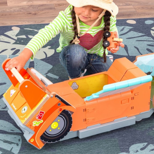 KidKraft Safari 2 In 1 Ride and Play with EZ Kraft 9 Piece Assembly, Kids 3 to 5 Perspective: right